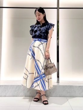 ANAYI ハイツイストボイルプリーツスカート ANAYI（アナイ）の「【VERY/CLASSY./GINGER12月号掲載】ハイツイスト