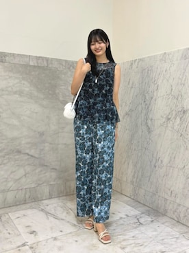 ANAYI ショップスタッフさん(レディース・166cm)の春コーディネート