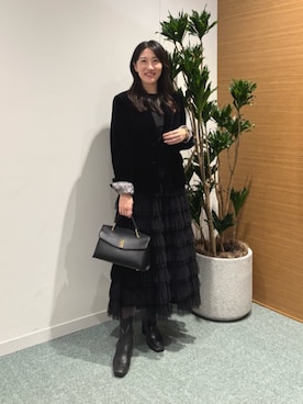  ANAYI　ショップスタッフさん（レディース・163cm）の秋コーディネート
