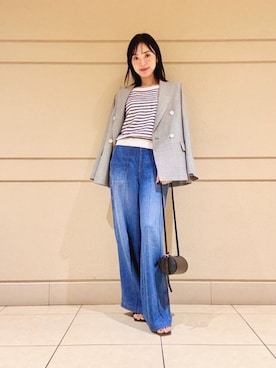 ANAYI ショップスタッフさん(レディース・161cm)の春コーディネート