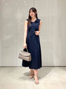 ANAYI（アナイ）の「ツイルプリーツキャミ ワンピース（ワンピース