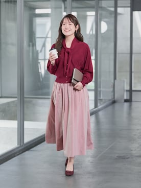 「ANAYI（アナイ）のアイテム」を使った、 ANAYI　ショップスタッフさん（レディース・158cm）の秋コーディネート