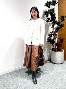 「ANAYI（アナイ）のアイテム」を使った、 ANAYI　ショップスタッフさん（レディース・161cm）の秋コーディネート