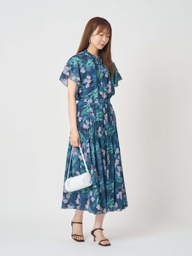 ANAYI（アナイ）の「ボタニカルケミカルレースタイト スカート