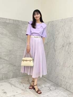 ANAYI ショップスタッフさん(レディース・166cm)の夏コーディネート