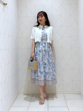 ANAYI ショップスタッフさん(レディース・153cm)の春コーディネート