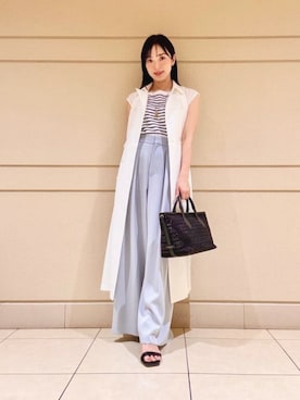  ANAYI　ショップスタッフさん（レディース・161cm）の春コーディネート