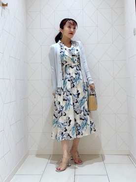  ANAYI　ショップスタッフさん（レディース・153cm）の夏コーディネート