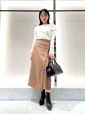 「アナイ(ANAYI)」｜ ANAYI　ショップスタッフさん（レディース・161cm）の夏コーディネート