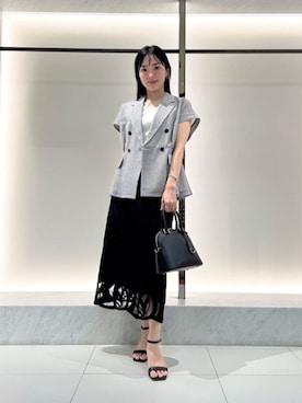  ANAYI　ショップスタッフさん（レディース・162cm）の夏コーディネート