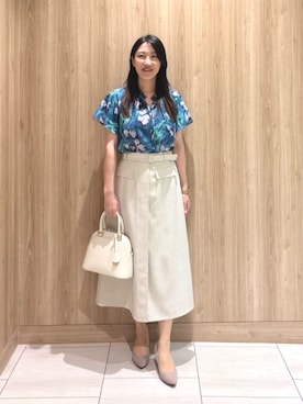 ANAYI ショップスタッフさん(レディース・163cm)の春コーディネート