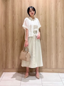 ANAYI ショップスタッフさん(レディース・162cm)の春コーディネート