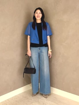 ANAYI ショップスタッフさん(レディース・163cm)の夏コーディネート
