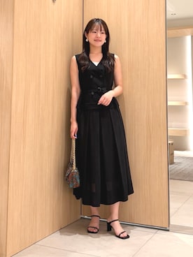 ANAYI ショップスタッフさん(レディース・158cm)の夏コーディネート
