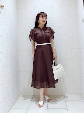  ANAYI　ショップスタッフさん（レディース・153cm）の春コーディネート