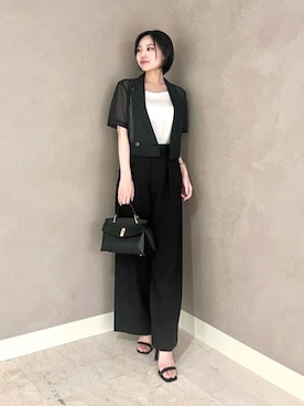  ANAYI　ショップスタッフさん（レディース・162cm）の夏コーディネート