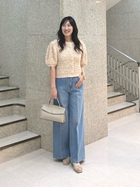 ANAYI ショップスタッフさん(レディース・163cm)の夏コーディネート