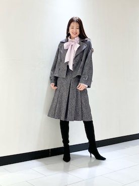  ANAYI　ショップスタッフさん（レディース・173cm）の秋コーディネート