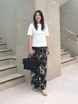  ANAYI　ショップスタッフさん（レディース・163cm）の夏コーディネート