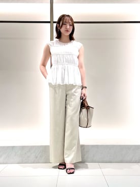  ANAYI　ショップスタッフさん（レディース・167cm）の夏コーディネート