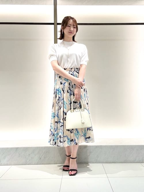 ラーレプリントプリーツ スカート〈セットアップ対応商品〉（スカート