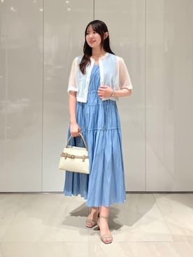 ANAYI（アナイ）の「ツイルプリーツキャミ ワンピース（ワンピース