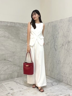  ANAYI　ショップスタッフさん（レディース・166cm）の夏コーディネート