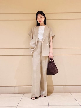 ANAYI　ショップスタッフさん（レディース・161cm）の春コーディネート
