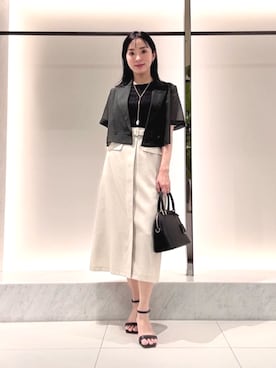 ANAYI ショップスタッフさん(レディース・161cm)の夏コーディネート