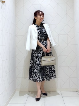  ANAYI　ショップスタッフさん（レディース・153cm）の春コーディネート