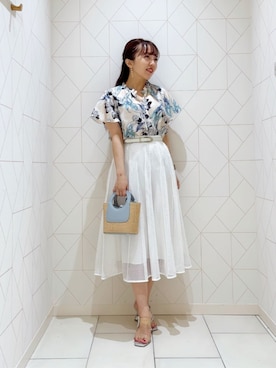  ANAYI　ショップスタッフさん（レディース・153cm）の春コーディネート