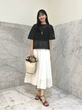 ANAYI ショップスタッフさん(レディース・166cm)の春コーディネート