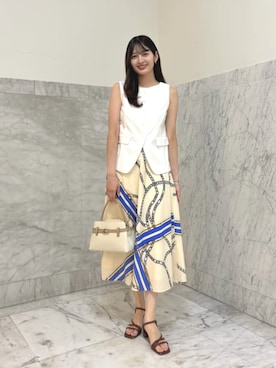  ANAYI　ショップスタッフさん（レディース・166cm）の夏コーディネート