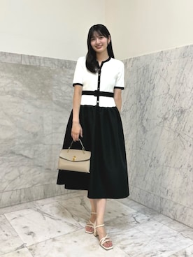  ANAYI　ショップスタッフさん（レディース・166cm）の春コーディネート