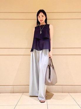 ANAYI ショップスタッフさん(レディース・161cm)の夏コーディネート