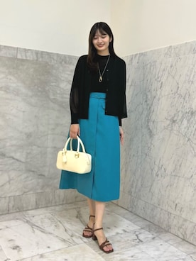  ANAYI　ショップスタッフさん（レディース・166cm）の春コーディネート