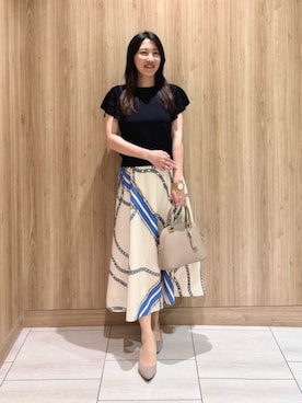 ANAYI ショップスタッフさん(レディース・163cm)の春コーディネート
