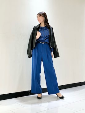 「ANAYI（アナイ）のアイテム」を使った、 ANAYI　ショップスタッフさん（レディース・162cm）の秋コーディネート