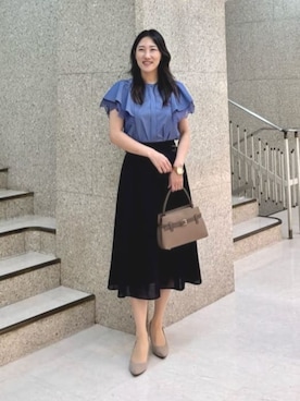 ANAYI ショップスタッフさん(レディース・163cm)の夏コーディネート