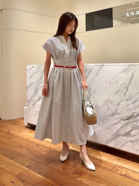  ANAYI　ショップスタッフさん（レディース・156cm）の春コーディネート
