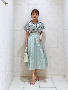 ANAYI ショップスタッフさん(レディース・153cm)の春コーディネート