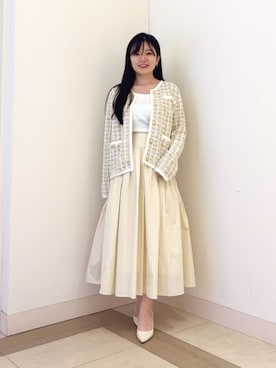 ANAYI ショップスタッフさん(レディース・153cm)の秋コーディネート