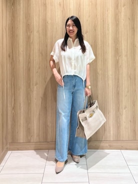 ANAYI ショップスタッフさん(レディース・163cm)の春コーディネート