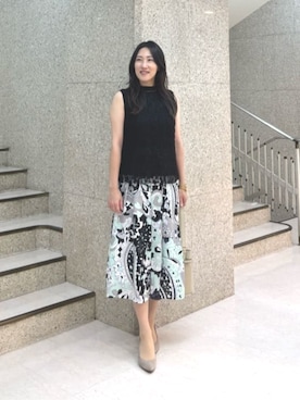 ANAYI ショップスタッフさん(レディース・163cm)の夏コーディネート