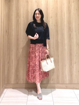 ANAYI ショップスタッフさん(レディース・163cm)の春コーディネート