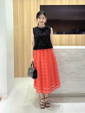  ANAYI　ショップスタッフさん（レディース・162cm）の春コーディネート