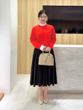 「ANAYI（アナイ）のアイテム」を使った、 ANAYI　ショップスタッフさん（レディース・162cm）の秋コーディネート