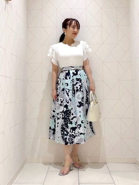 ANAYI ショップスタッフさん(レディース・153cm)の夏コーディネート