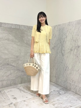 ANAYI ショップスタッフさん(レディース・166cm)の春コーディネート