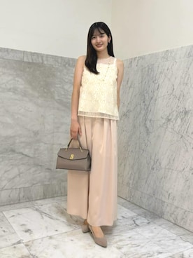  ANAYI　ショップスタッフさん（レディース・166cm）の春コーディネート